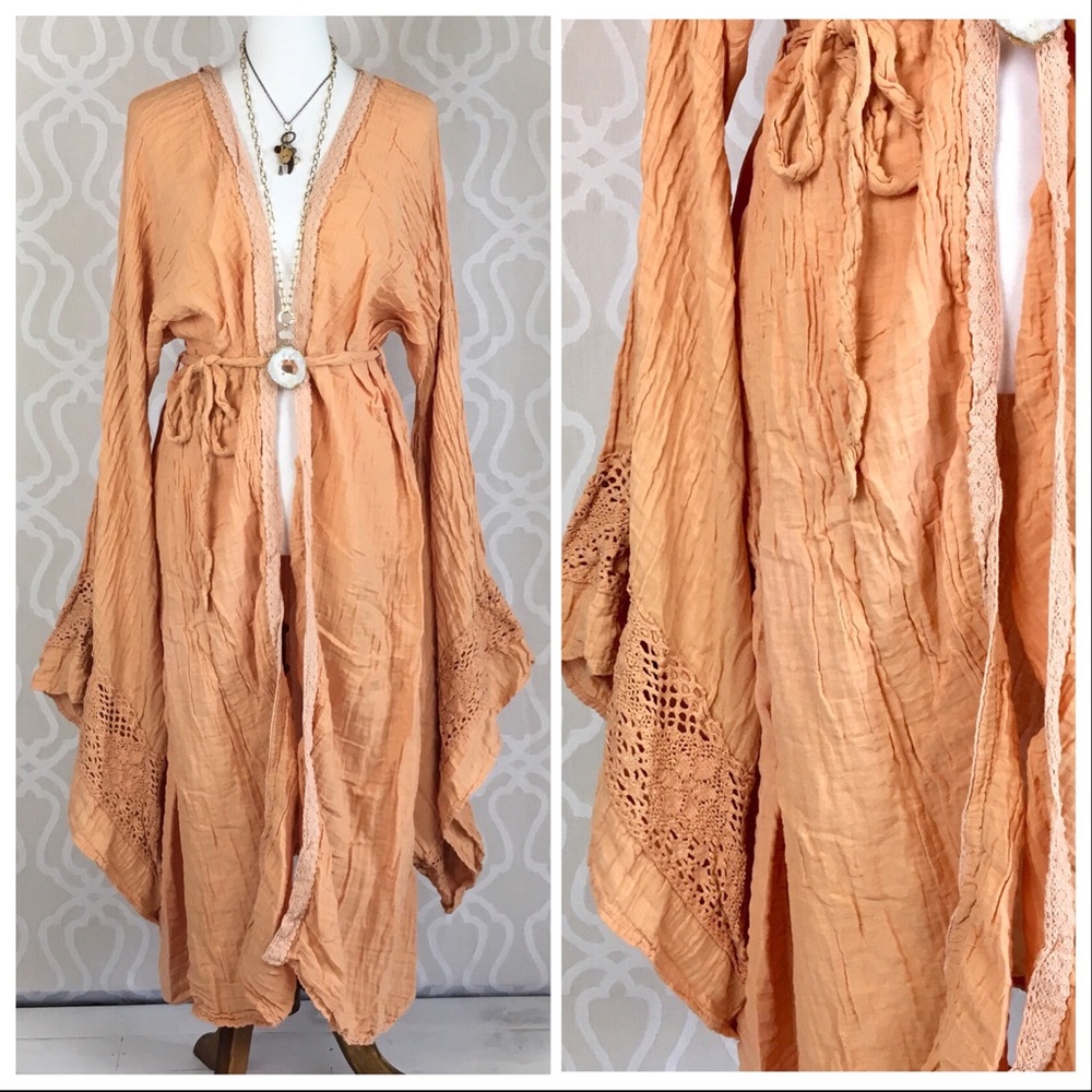 Athena Goddess Kimono Robe Duster - Picture 2 of 8